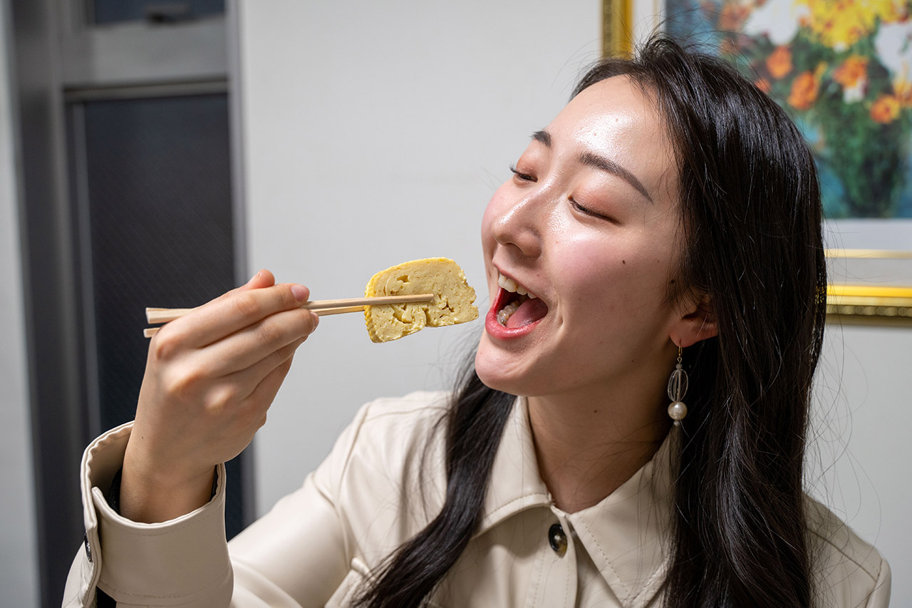 ダシをたっぷりと含んだプルプル食感!上品な口当たりに職人の技を感じます。