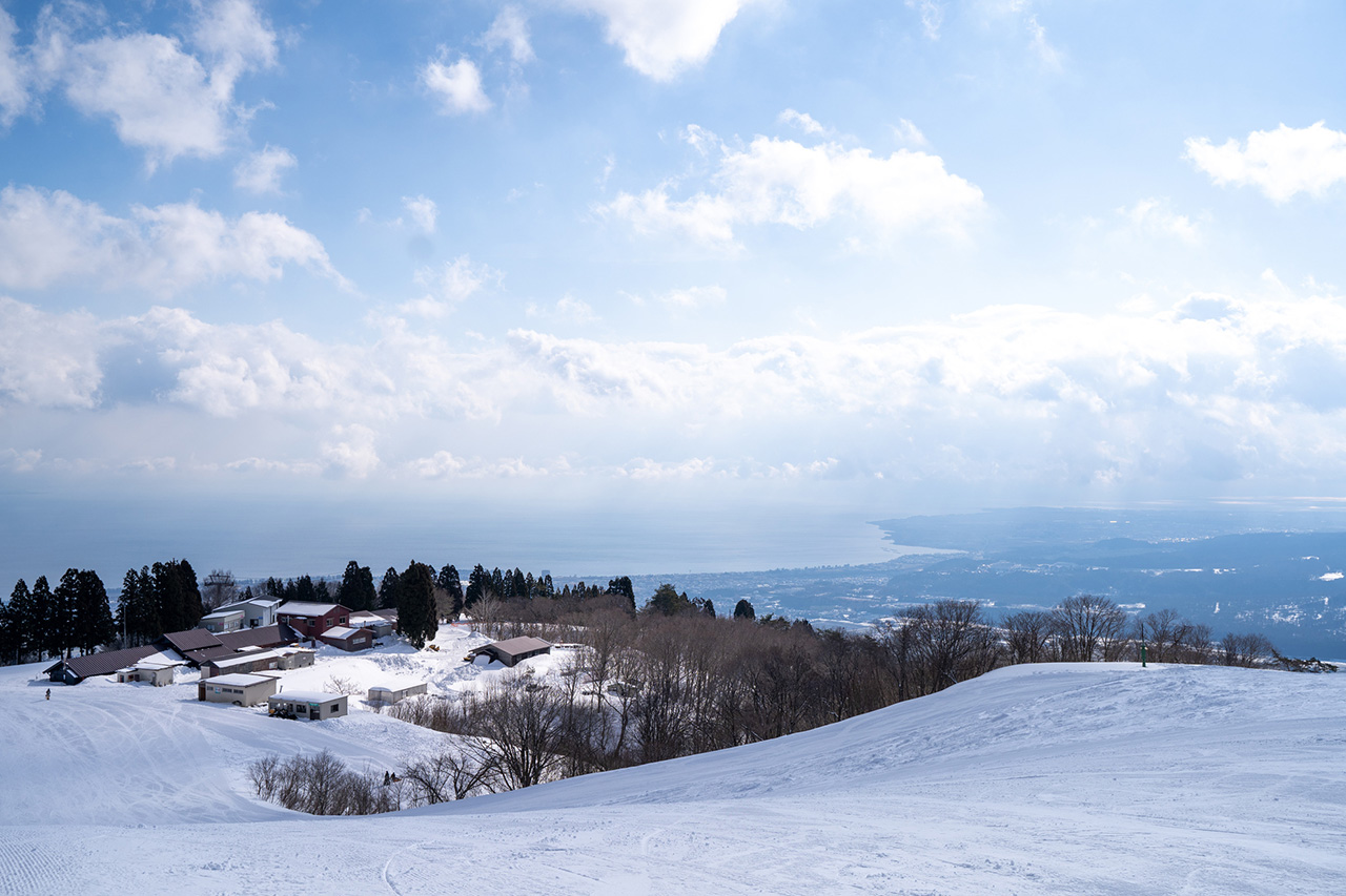 第3ゲレンデ山頂からの眺望