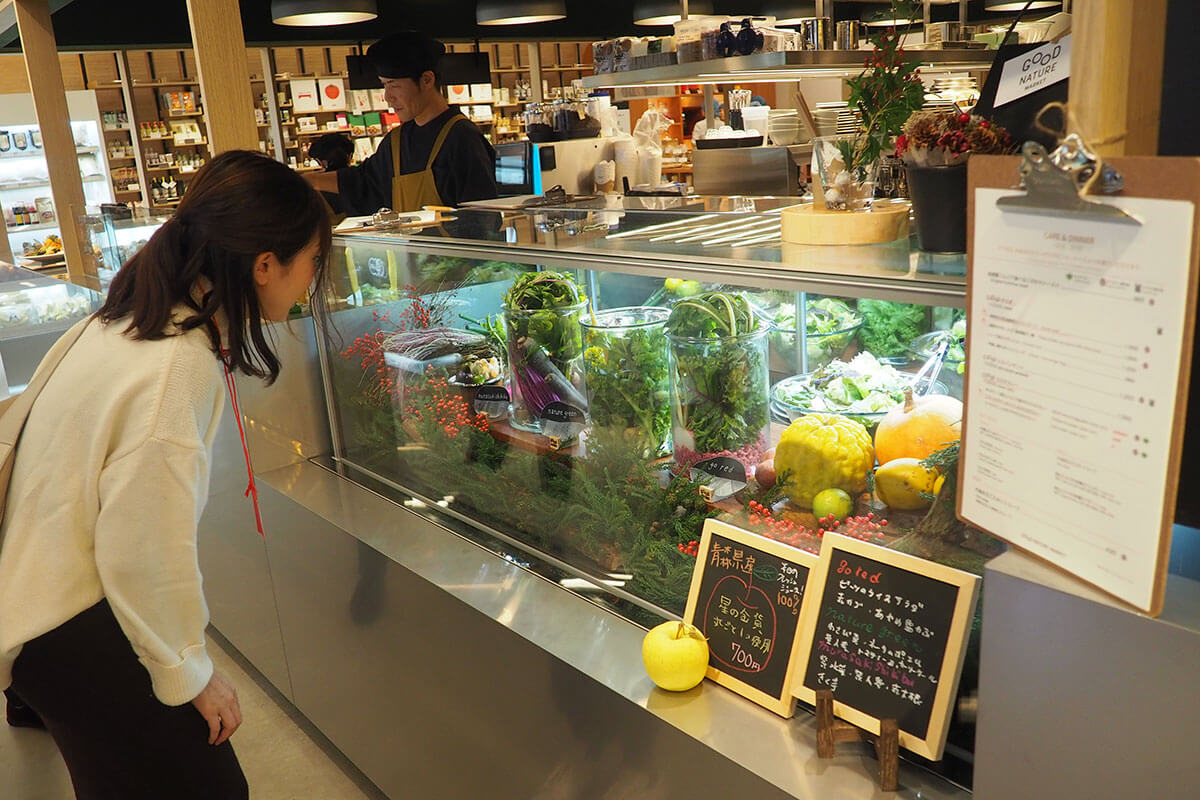 日によって種類は変わるとのこと。その時の新鮮な野菜が食べられるのが嬉しい!