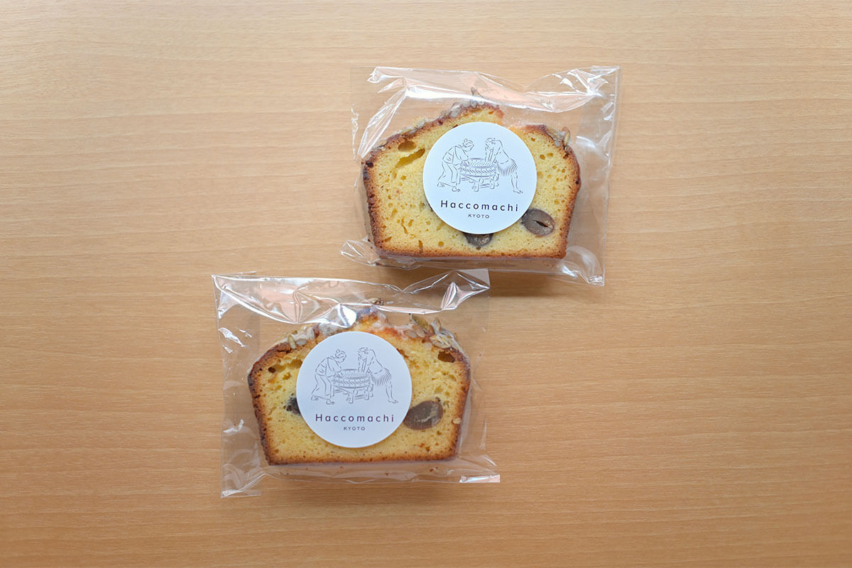 ちょっとしたお土産に、テイクアウトしてみて。みそバウンドケーキ(1個)360円