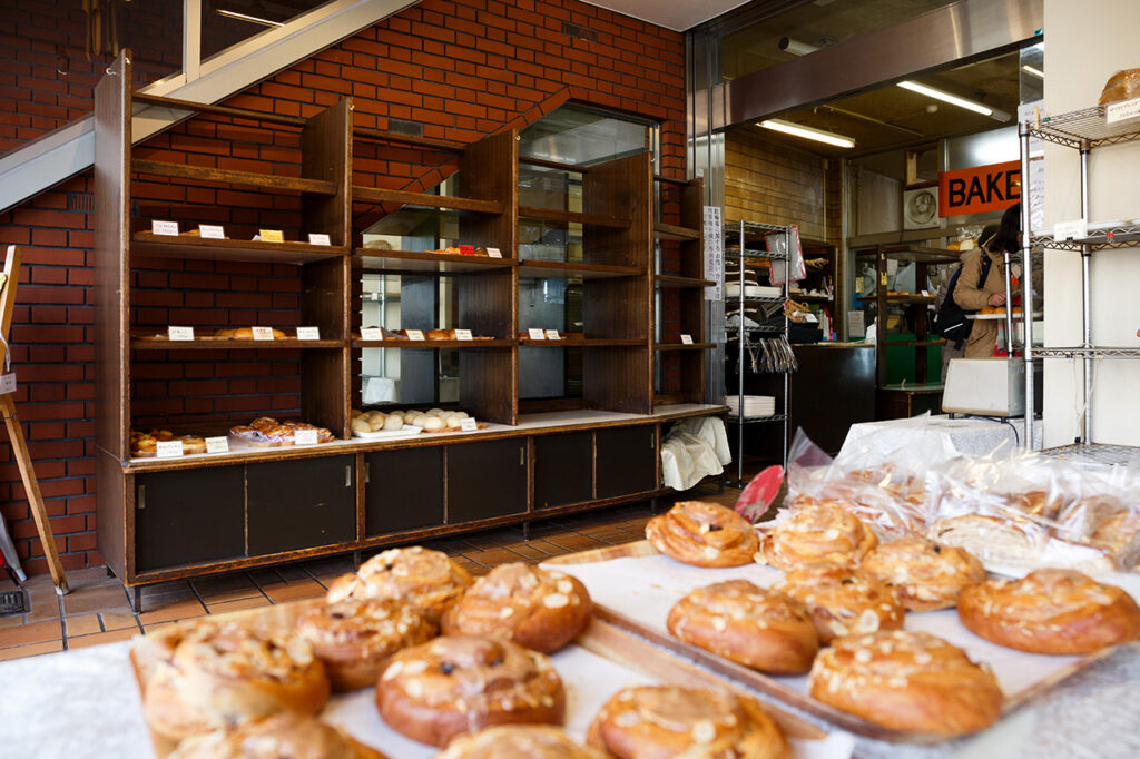 Interior view of Bakery Ryugetsudo