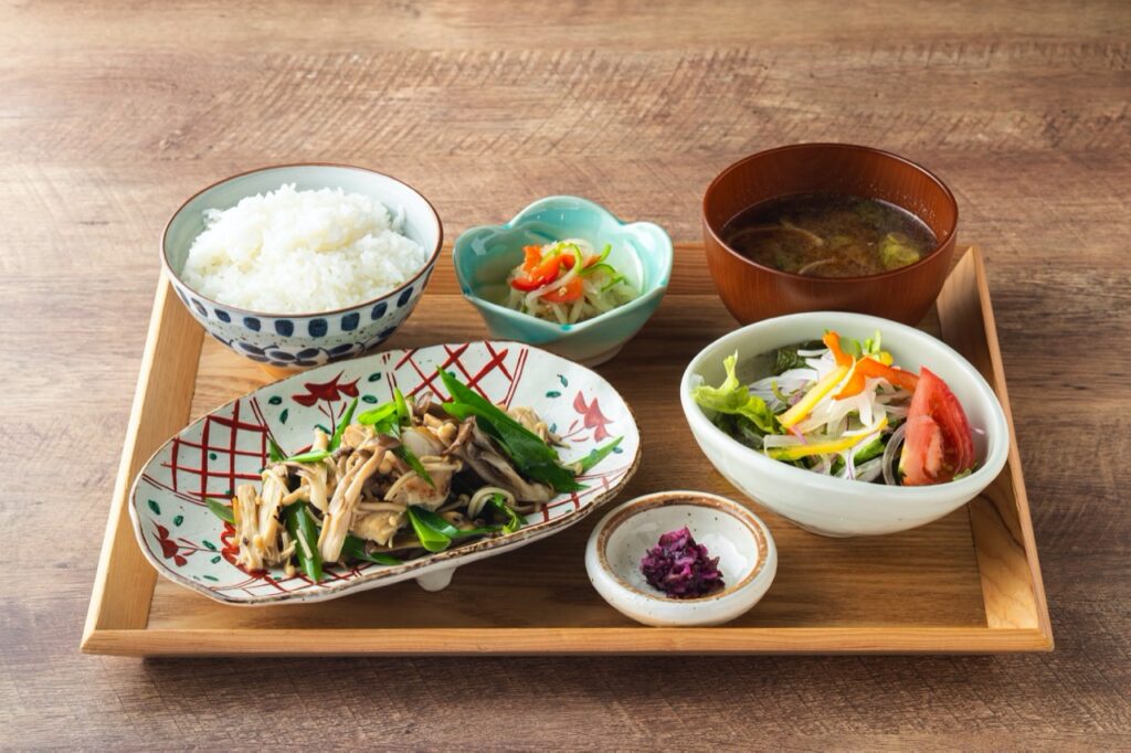 Nishiki Shokudo’s daily set meal