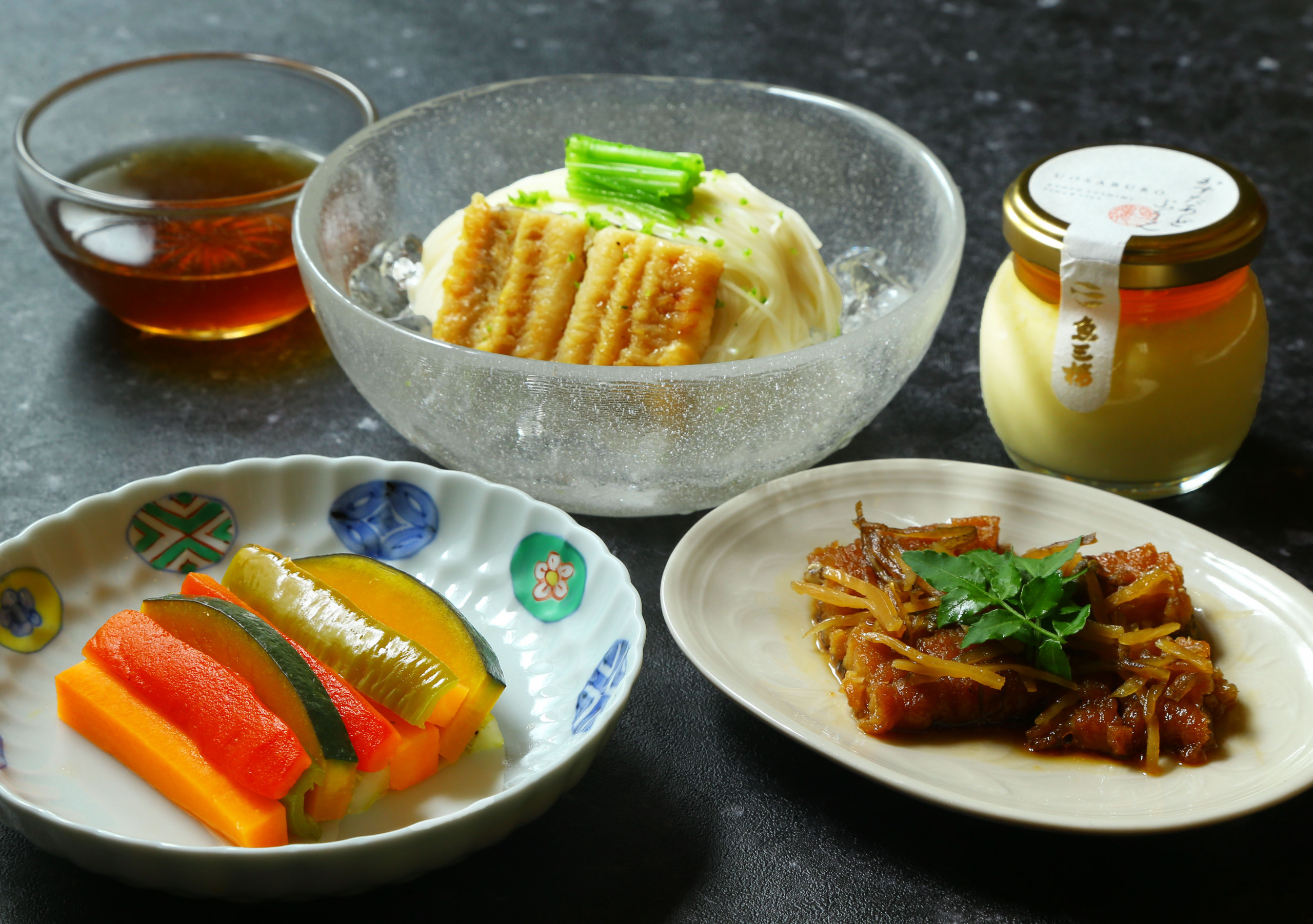 【魚三楼】京野菜と鱧素麺セット
