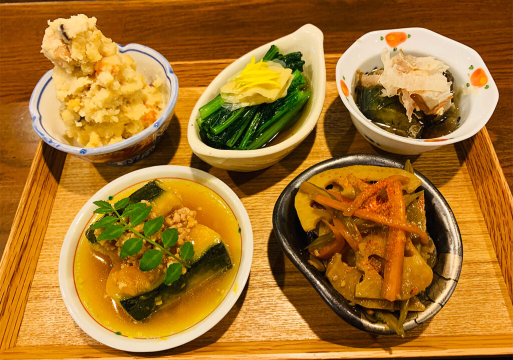 Obanzai and Pure Western Cuisine Aisani's Five Kinds of Obanzai