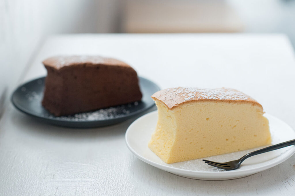 Homemade Taiwanese castella from The old taste.