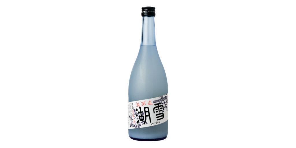 Hirai Shoten's Asakayusei Junmai Activated Nigori Sake Lake Snow