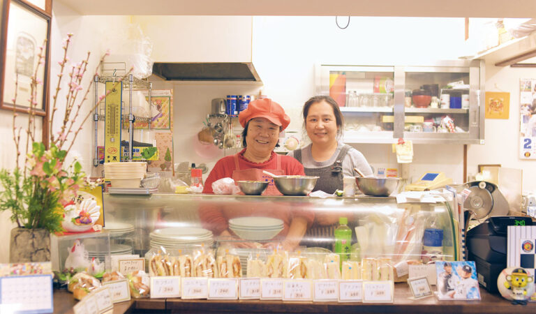 Interior view of Tanaka's Sandwich