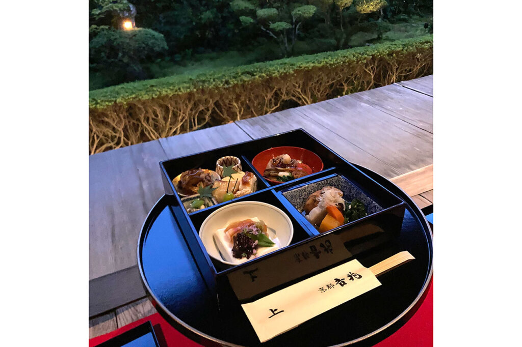 ［京都 吉兆］の特製松花堂弁当