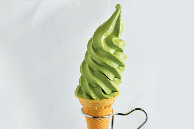 矢野慈作园的抹茶冰淇淋