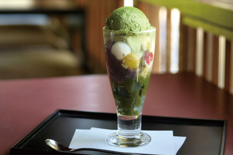 Gion Komori's Matcha Bavarian Parfait