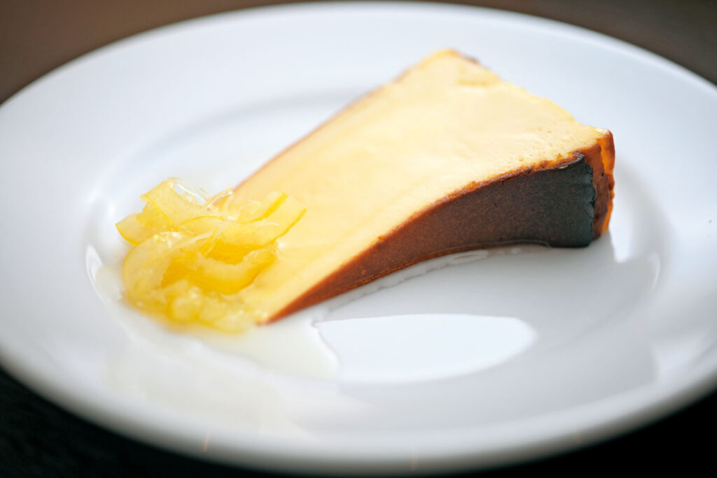 FORTUNE GARDEN KYOTOのバスクチーズケーキ