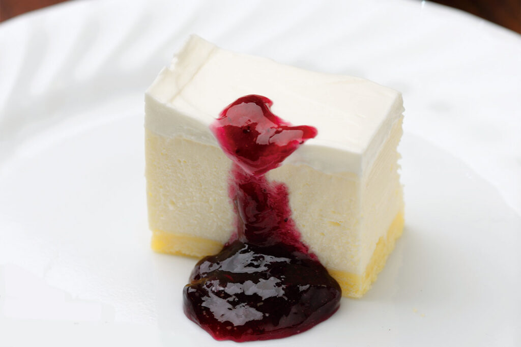 Rare cheesecake from Francois Cafe