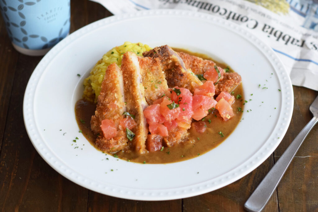 Chestnut Pork Milanese Cutlet Curry (Mont Blanc, with drink) 2,189 yen