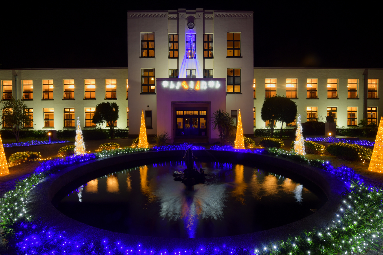 Toyosato Elementary School Old School Building Group Lightup