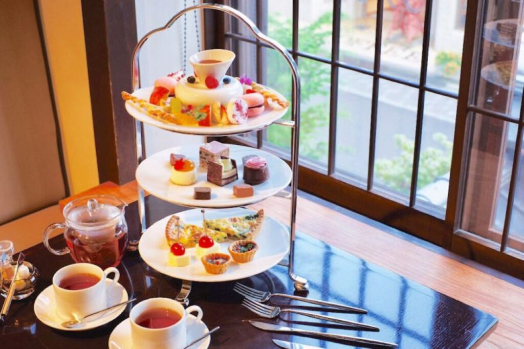 Afternoon Tea Set at Chocolat BELAMER Kyoto Villa