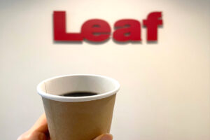 Leaf 25th Anniversary Collaboration Project "Free Coffee at Arashiyama Hanatouro