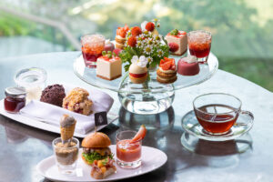 Afternoon tea at hotel in Kyoto