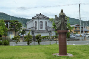 To Miyazu, a city associated with Hosokawa Garasha, a man of faith