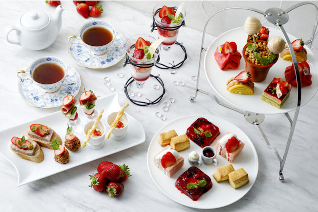 Lake Biwa Marriott Strawberry Afternoon Tea