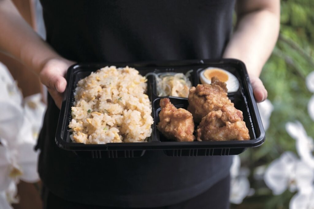 Karaage + fried rice at Raksenro