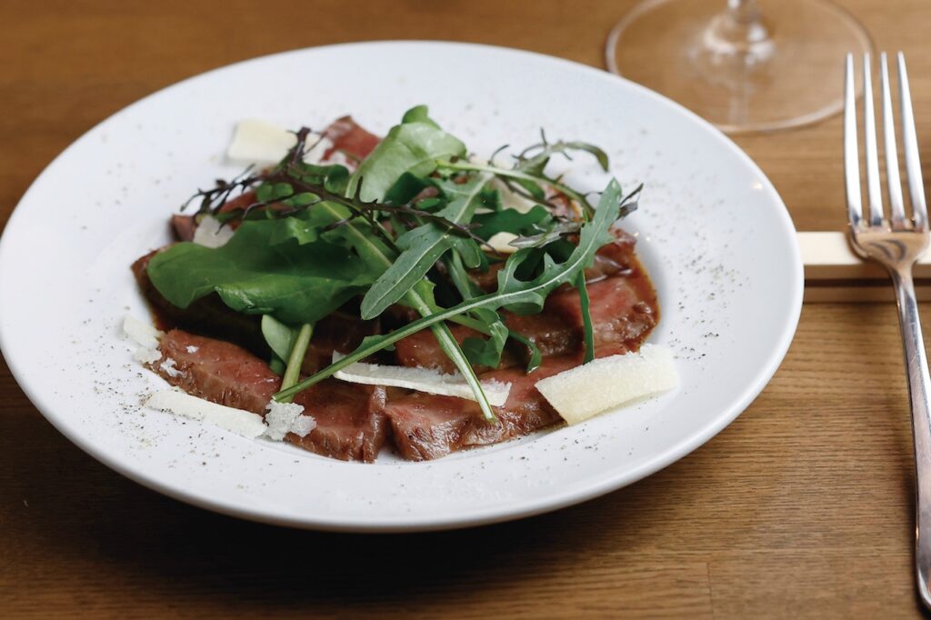 Beef loin carpaccio from Enen