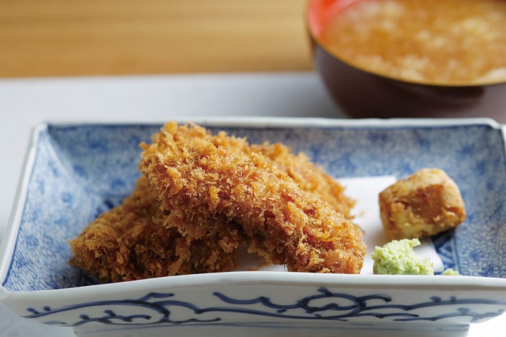 Beef cutlet with grated radish and soup stock style at Yoshoku-do Suzuki