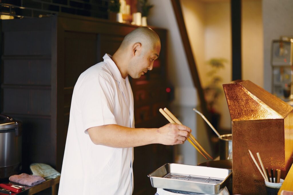 Mr. Suzuki, owner of Western-style restaurant Suzuki