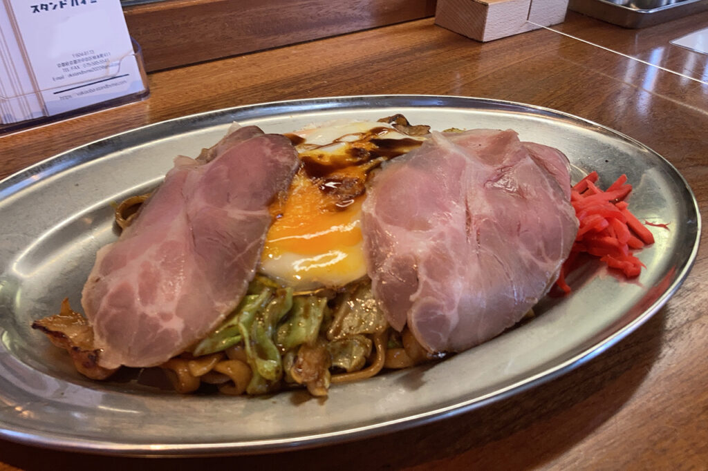 焼きそば スタンドバイミーの肉焼きそば