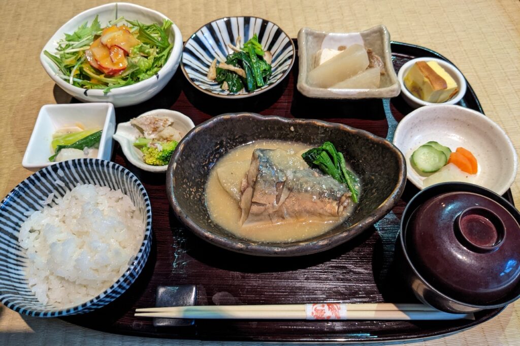 Chiso Inaseya's Obanzai set meal of the day