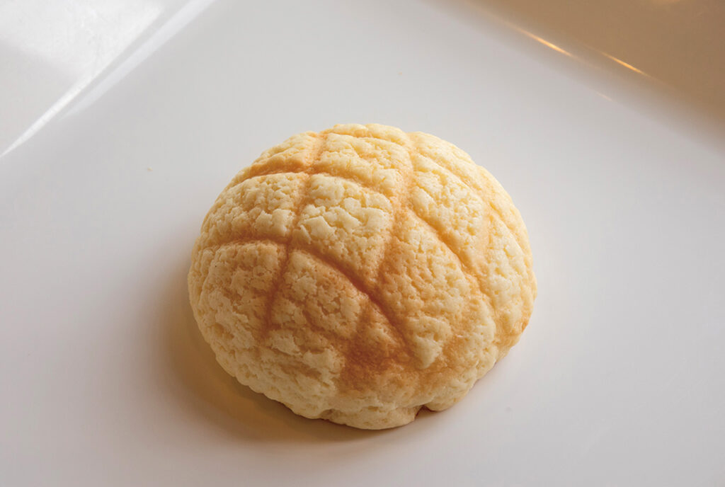 Melon Pan at Riz brun Bakery Yawata