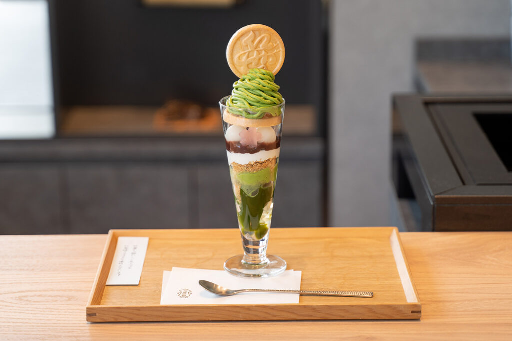 Sasaya Iori's matcha parfait