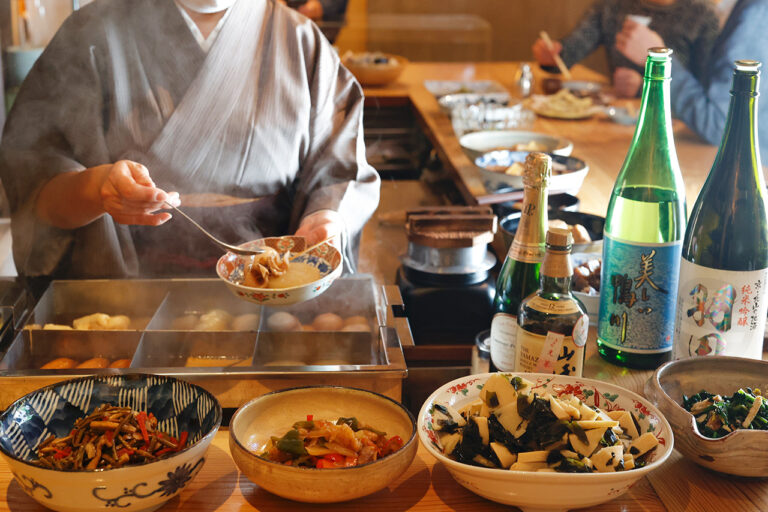 Okoshiyasu - Oden and Obanzai with a little Kamameshi -