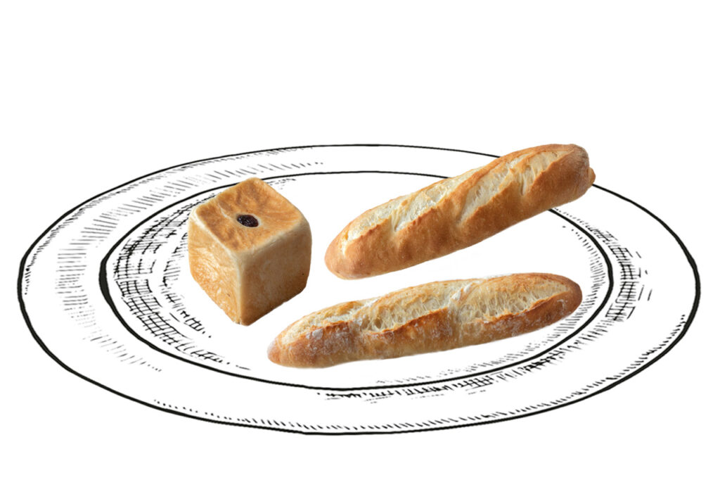 パンとワインのgubbeのパン