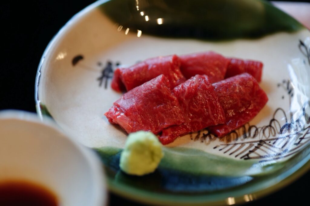 Kanegura meat sashimi