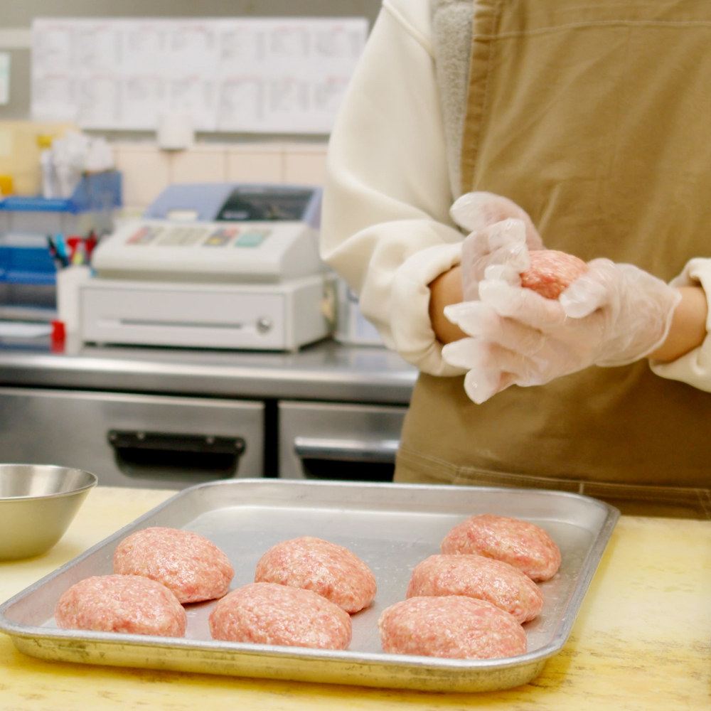 Hanafusa hand-kneaded hamburger steak 6-piece set