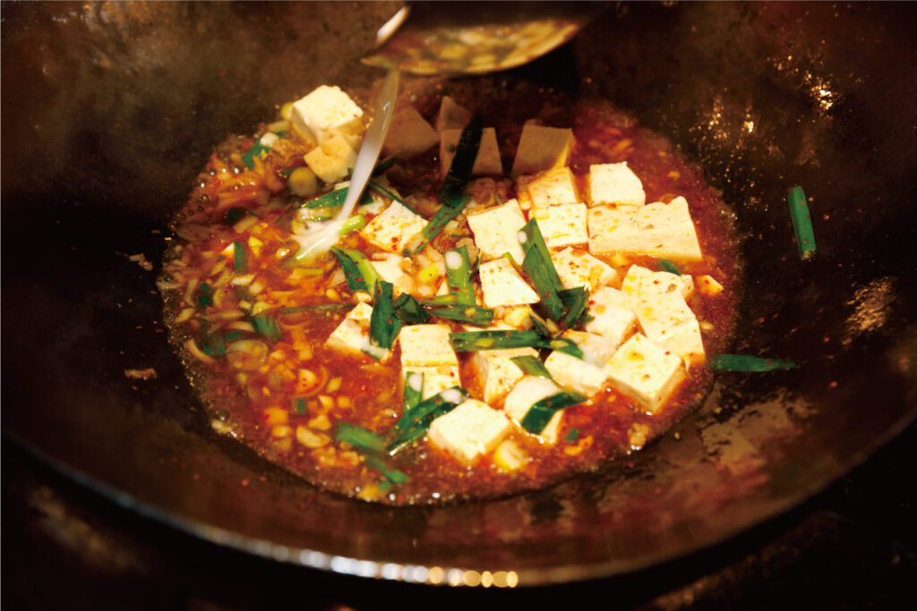 Mapo tofu process 3 using weywey