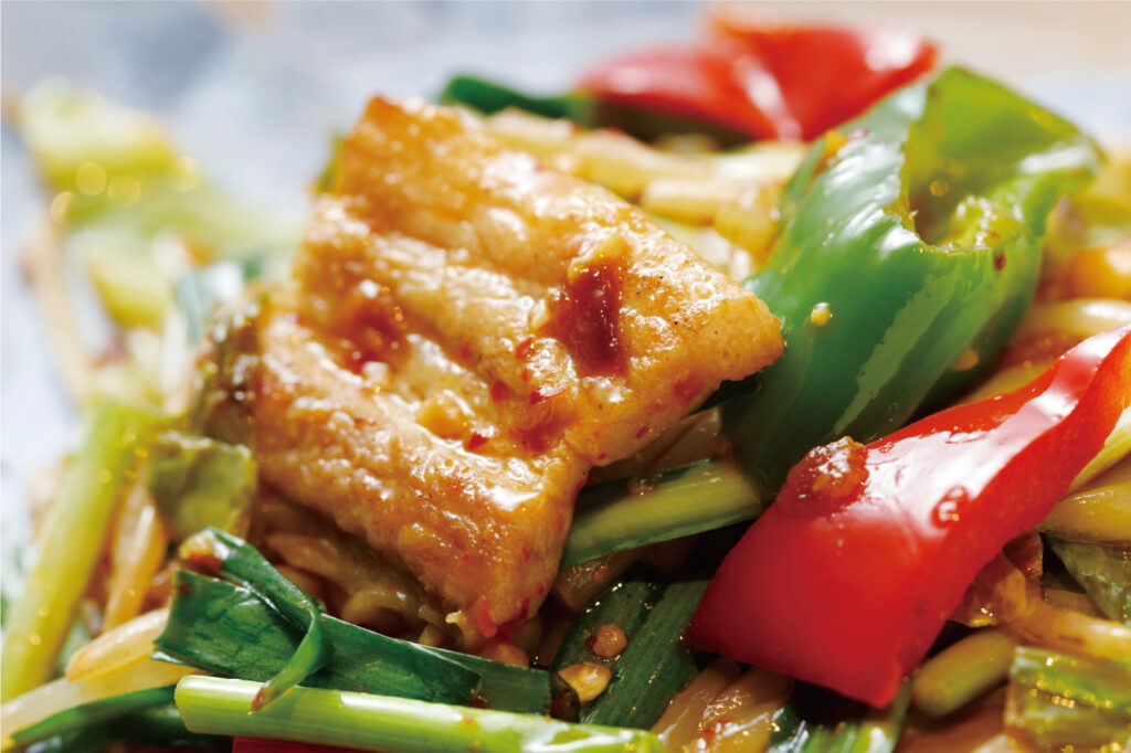 Stir-fried vegetables using weywey