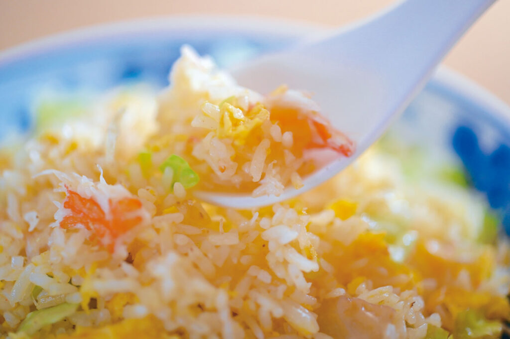 Autumn flower fried rice