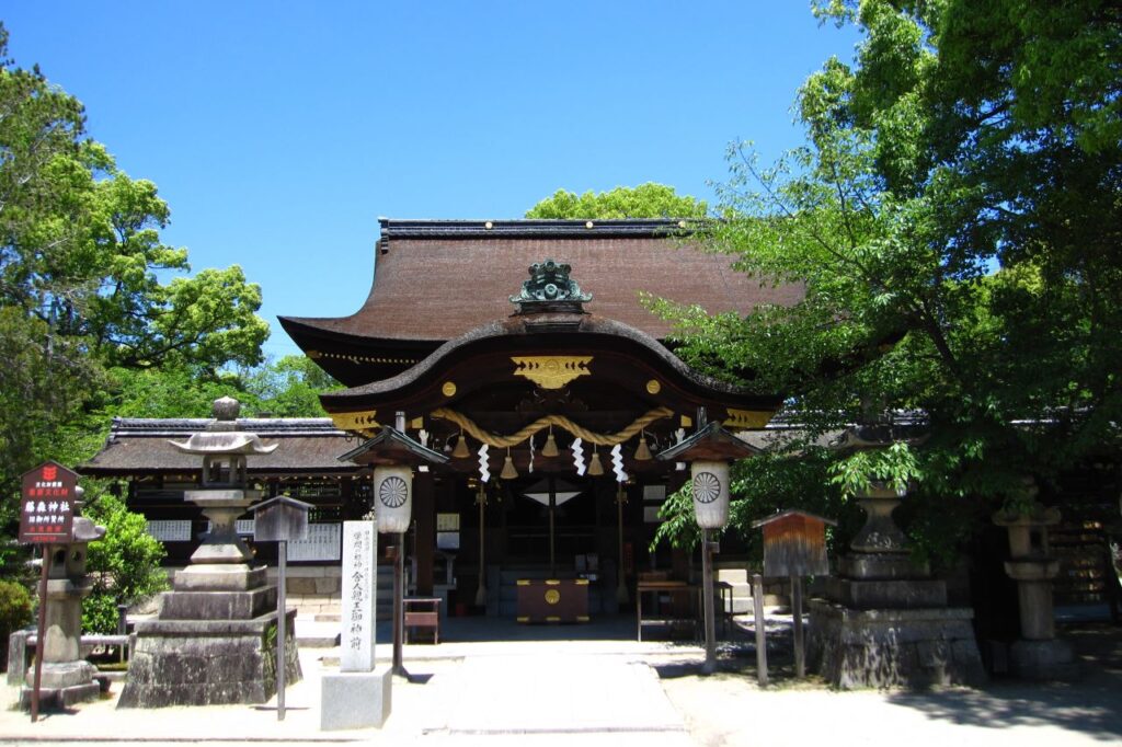 Main shrine of Fujimori Shrine