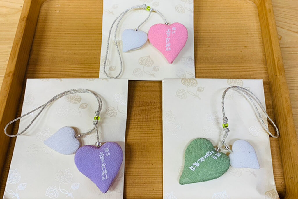 Body protection with a motif of hollyhock leaves at Kamigamo Shrine