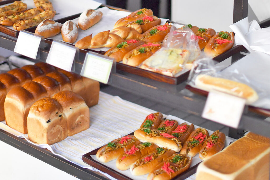 Interior view of Maruki Bakery