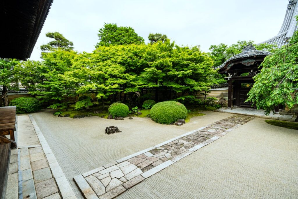 Garden of Shikai Shokaido at Myokenji Temple