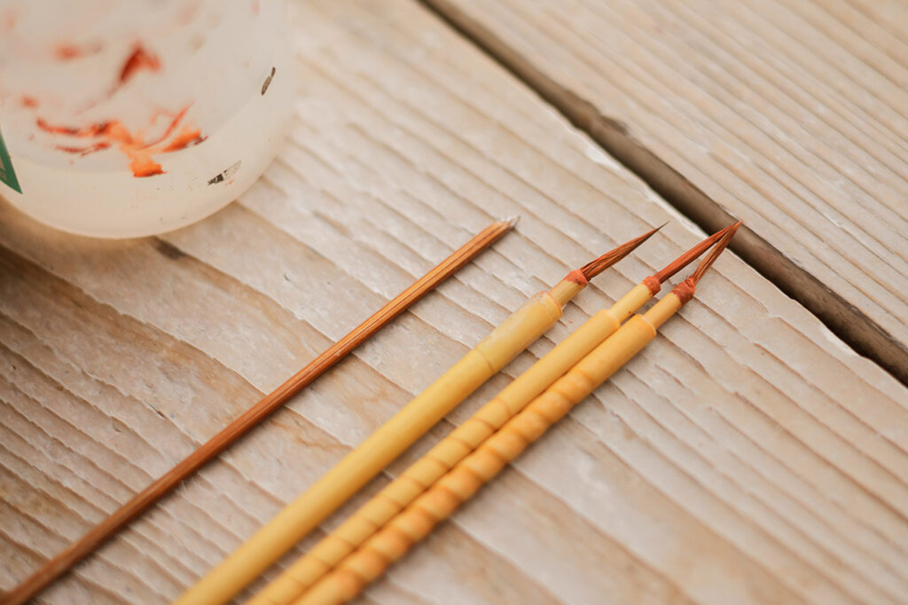 Brush used by Maki Taneda