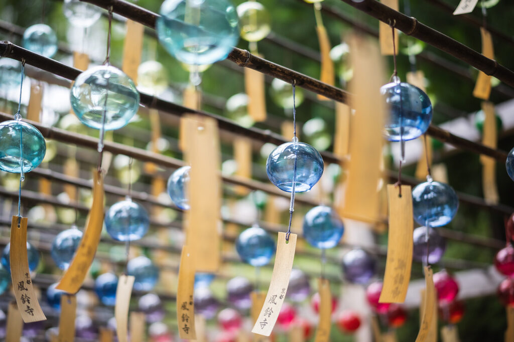 Wind bell at Shoujuin