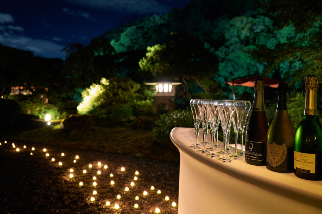 Garden bar at Suiran, a Luxury Collection Hotel, Kyoto