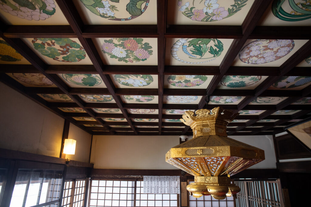 Flower Ceiling at Houkouji Temple