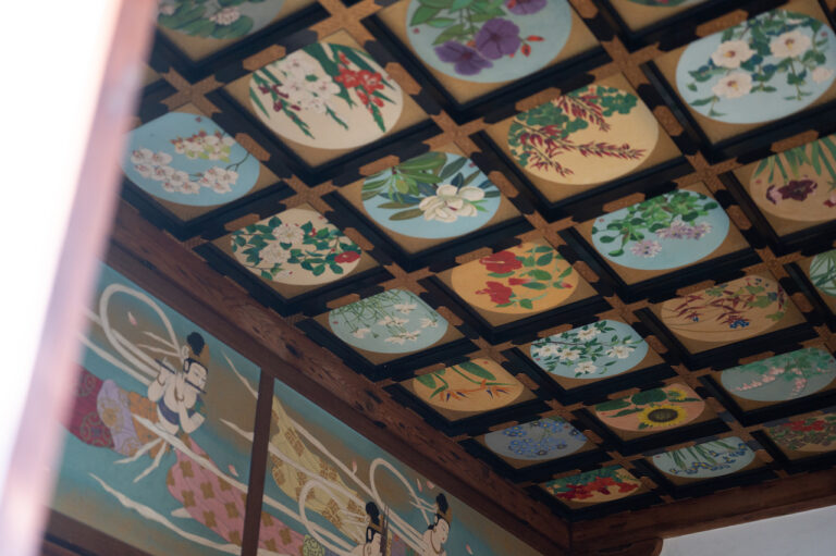 Flower Ceiling at Saifukuji Temple