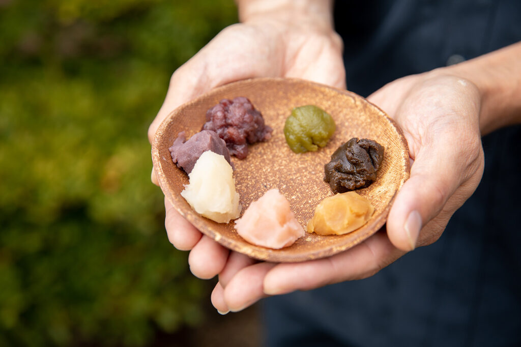 Anko (red bean paste) made by Mizuguchi Seian