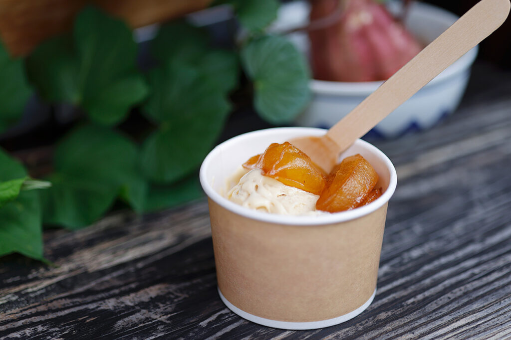 Konishi Potato Gelato and Sweet Potato Parfait