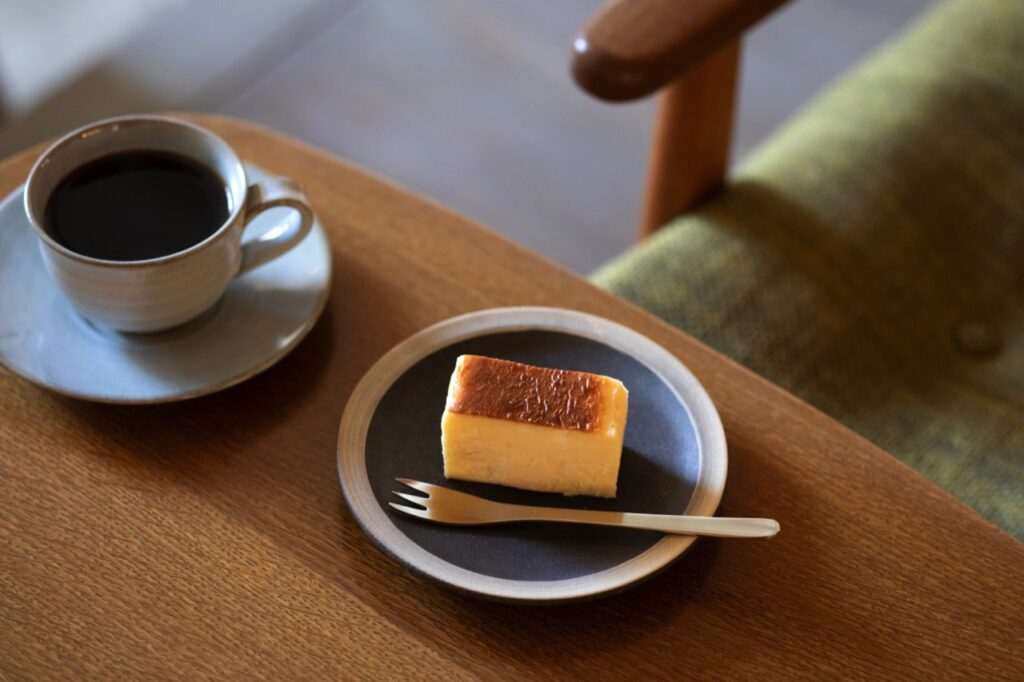 喫茶葦島のチーズケーキ